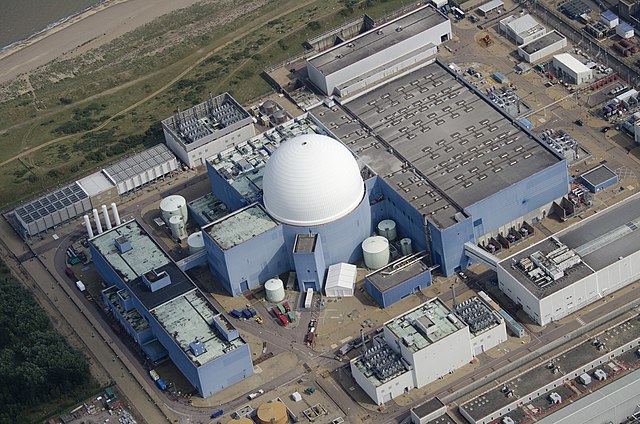 Aerial photograph of Sizewell B Nuclear Power Station 2014 (John Fielding)