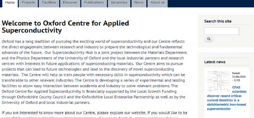 Centre for Applied Superconductivity