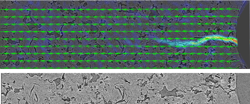 3d analysis of the crack displacement field