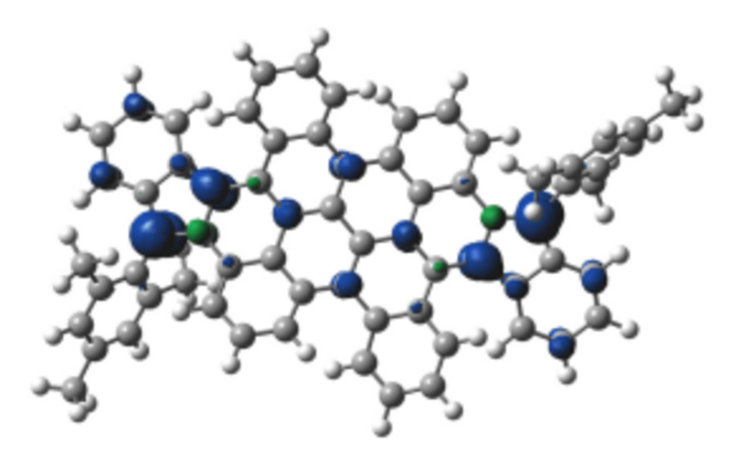 The 3D molecular structure