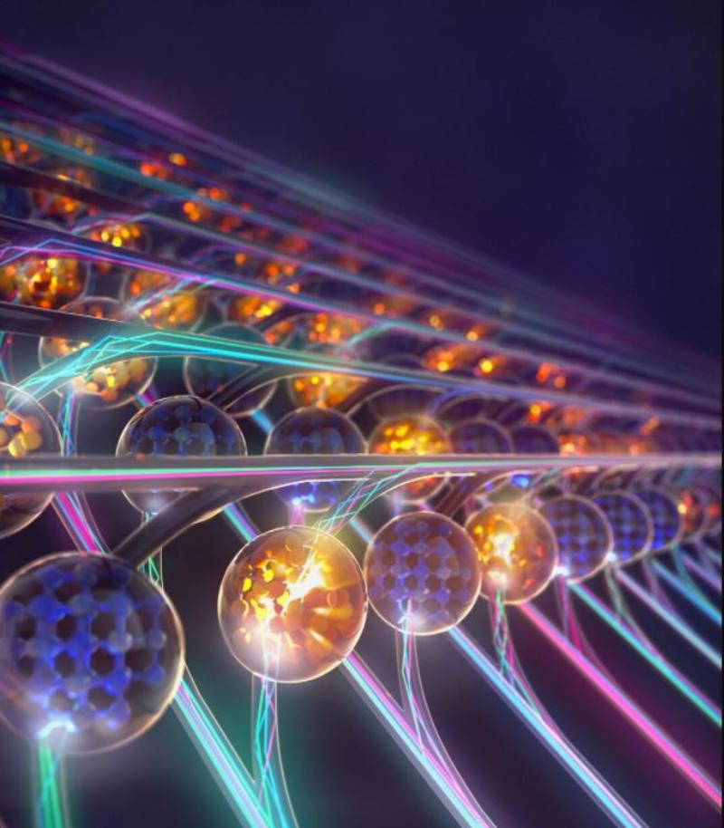 a convolution neural network using coloured lights