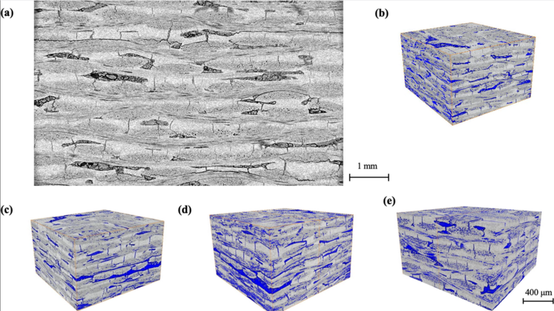 samples of polymer infiltration