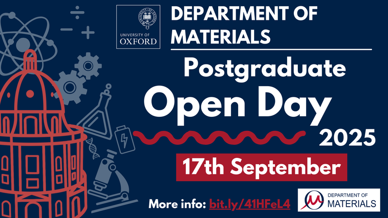Poser detailing date and time of the Open Day and providing the link as also available in the text above