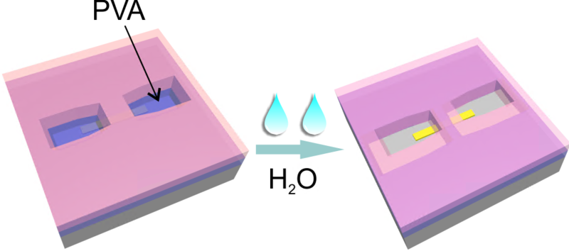 Illustration of pva and h2o