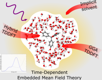 a representation of time dependent embedded mean field theory