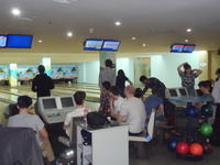 industrial tour to beijing 2017  tenpin bowling with materials students from tsinghua university